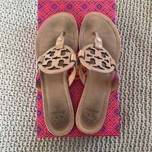 Tory Burch Miller Sandal size 9 in makeup color